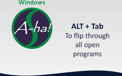 Flip through Open Programs