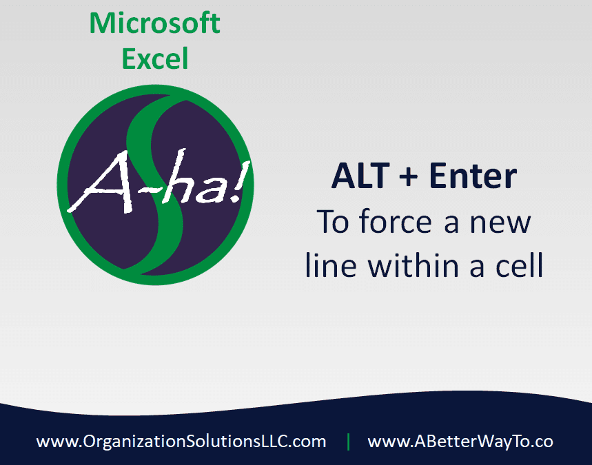 Excel A-ha!