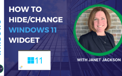 How to Hide/Change Windows 11 Widget