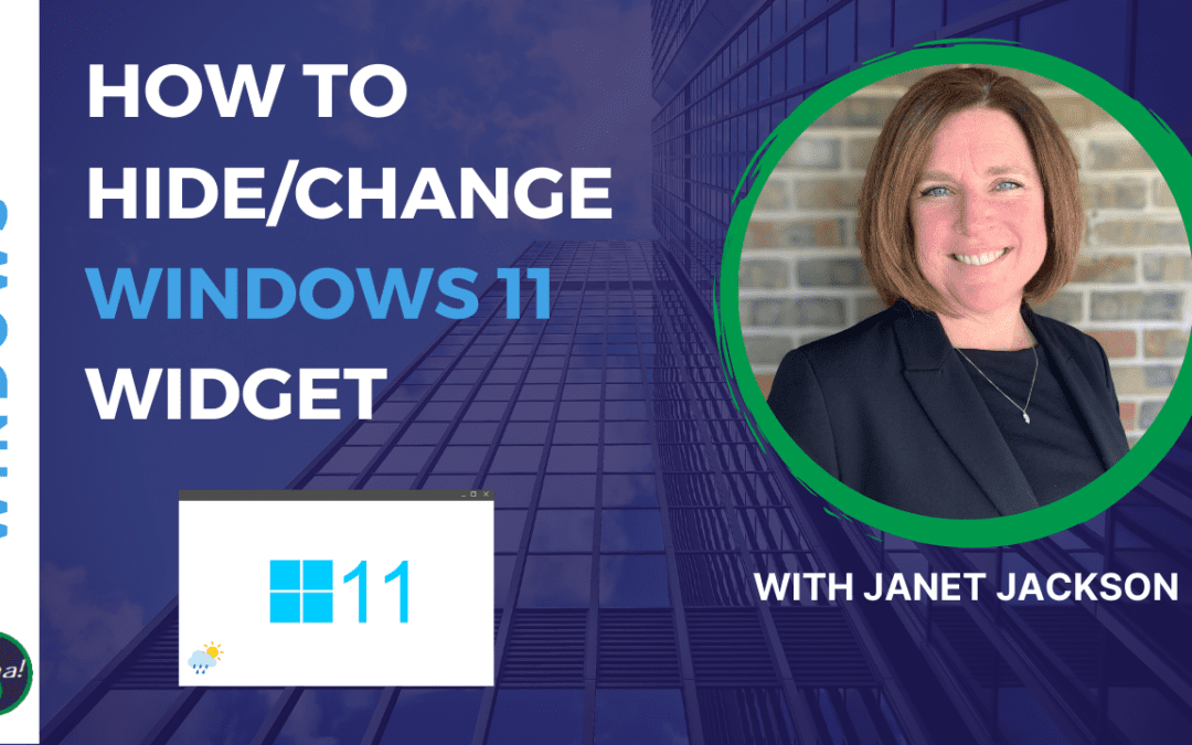 Windows 11: How to Hide / Change the Windows 11 Widget
