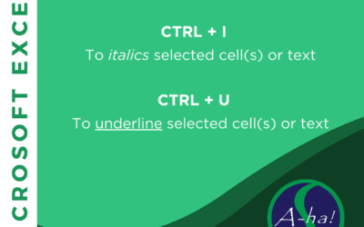 Excel: Bold-Italic-Underline
